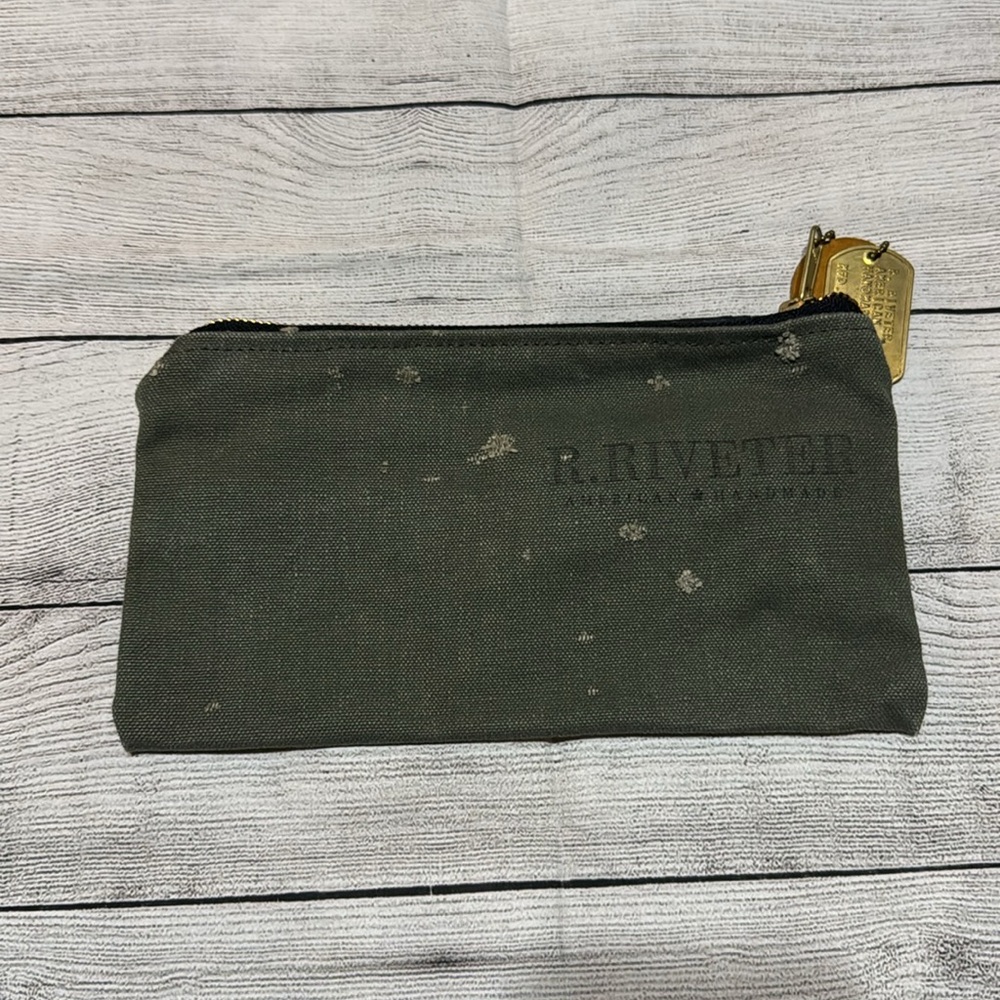 R. Riveter Dark Green Canvas Bag